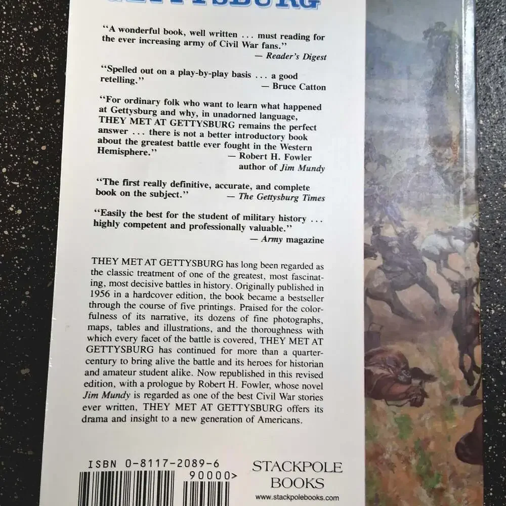 They Met at Gettysburg by General Edward J. Stackpole Paperback Book